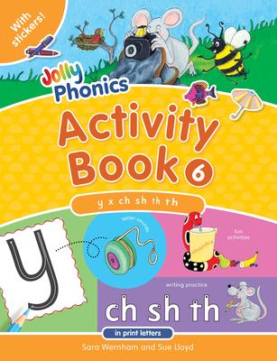 Jolly Phonics Activity Book 6: In Print Letters (American English Edition)