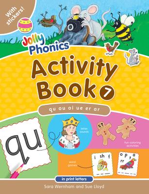 Jolly Phonics Activity Book 7: In Print Letters (American English Edition)