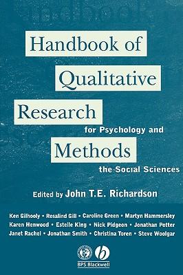 Handbook of Qualitative Research Methods for Psychology and the Social Sciences