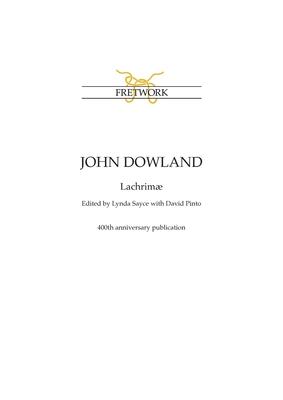 John Dowland: Lachrim