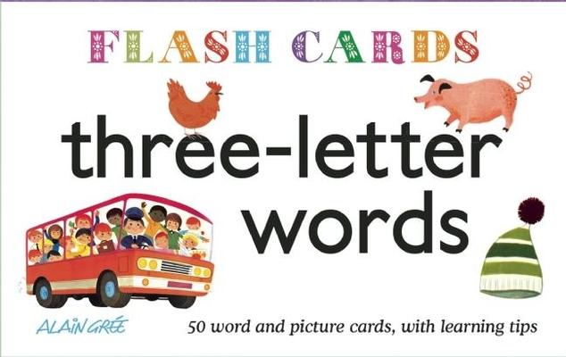 Three-Letter Words - Flash Cards