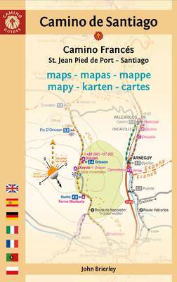 Camino de Santiago Maps (Camino Francs): St. Jean Pied de Port - Santiago de Compostela