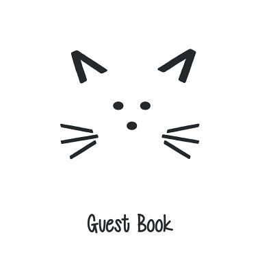 Cat Guest Book, Guests Comments, B&B, Visitors Book, Vacation Home Guest Book, Beach House Guest Book, Comments Book, Visitor Book, Holiday Home, Retr