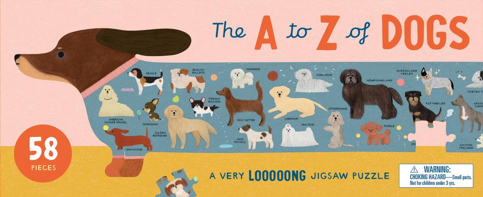 The A to Z of Dogs 58 Piece Puzzle: A Very Looooong Jigsaw Puzzle