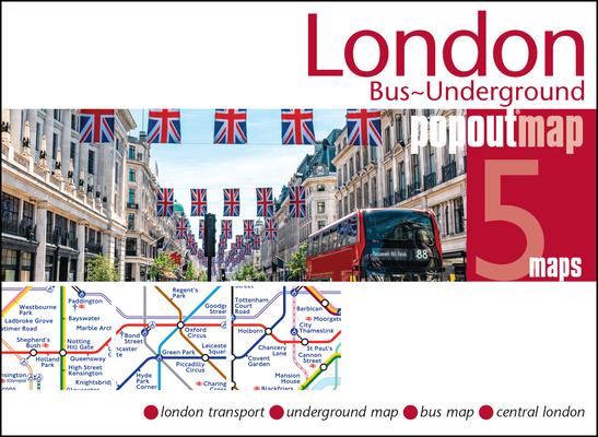 London Bus & Underground Tube Popout Map