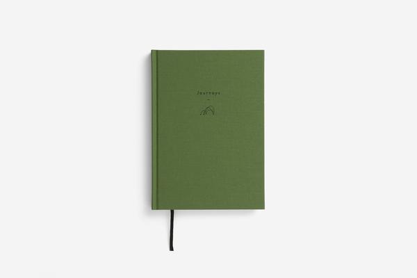 Writing as Therapy Journal: Journeys: A Linen-Bound Notebook Designed to Accommodate Ideas, Aspirations and Worries