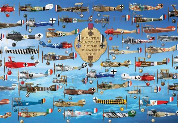 Fighter Aircraft of World War I: 1000 Piece Jigsaw Puzzle