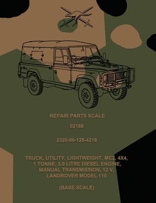 Repair Parts Scale, Truck, Utility, Lightweight, MC2, 4x4, Land Rover Model 110 (Base Scale)