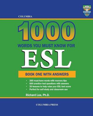 Columbia 1000 Words You Must Know for ESL: Book One with Answers Subscription