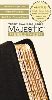 Majestic Traditional Gold Bible Tabs Mini