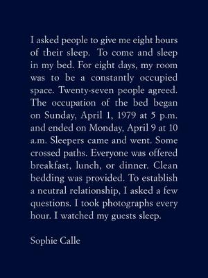 Sophie Calle: The Sleepers