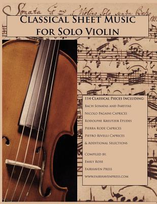 Classical Sheet Music for Solo Violin