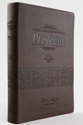 Rvr 1960 Biblia de Estudio de la Profeca Color Marrn Imitacin Piel / Prophec Y Study Bible Brown Imitation Leather