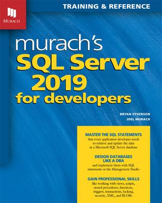 Murach's SQL Server 2019 for Developers