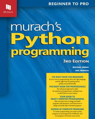 Murach's Python Programming (3rd Edition) Subscription