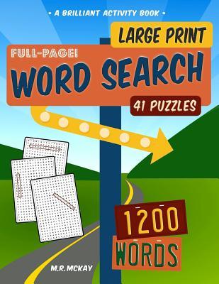 Large Print Word Search Puzzles