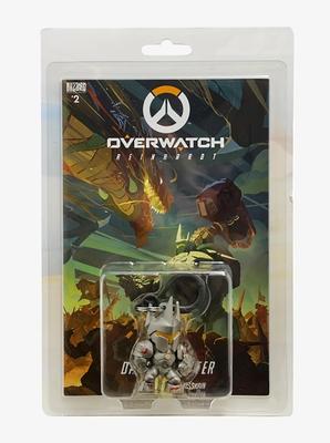 Overwatch Reinhardt Comic Book and Backpack Hanger