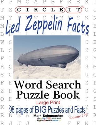 Circle It, Led Zeppelin Facts, Word Search, Puzzle Book