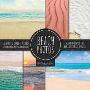 Beach Photos Scrapbook Paper Pad 8x8 Scrapbooking Kit for Papercrafts, Cardmaking, DIY Crafts, Summer Aesthetic Design, Multicolor Subscription