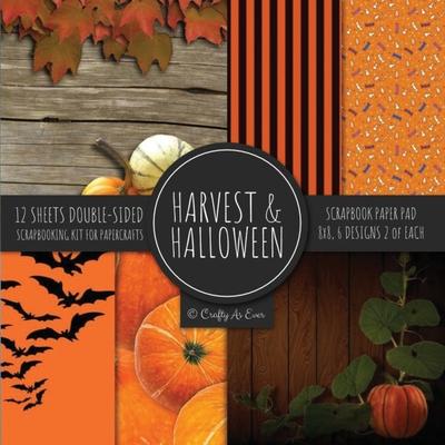 Harvest & Halloween Scrapbook Paper Pad 8x8 Scrapbooking Kit for Papercrafts, Cardmaking, Printmaking, DIY Crafts, Orange Holiday Themed, Designs, Bor Subscription