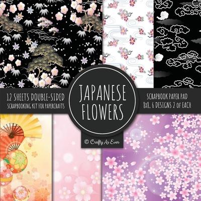 Japanese Flowers Scrapbook Paper Pad 8x8 Scrapbooking Kit for Papercrafts, Cardmaking, Printmaking, DIY Crafts, Floral Themed, Designs, Borders, Backg Subscription