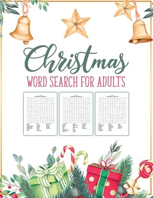 Christmas Word Search For Adults: Puzzle Book Holiday Fun For Adults and Kids Activities Crafts Games