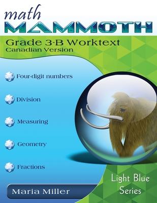 Math Mammoth Grade 3-B Worktext, Canadian Version Subscription