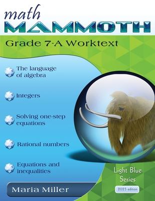 Math Mammoth Grade 7-A Worktext Subscription