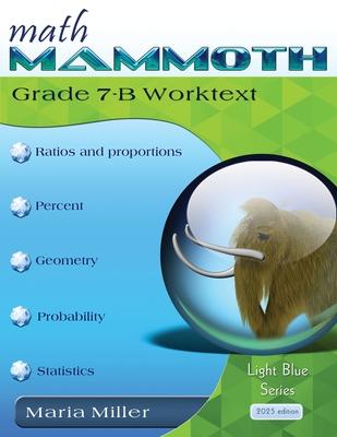 Math Mammoth Grade 7-B Worktext Subscription