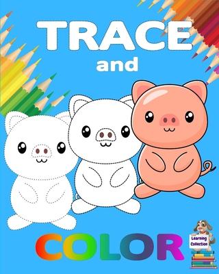 Trace and Color: Learning Collection Ages 3-6 Easy Kids Drawing Preschool Kindergarten &#921; Practice line tracing, pen control to tra