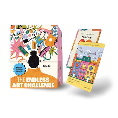 The Endless Art Challenge Card Deck: 90 Creativity Prompt Cards (Overall 25,000 Combinations!) for Never-Ending Art Inspiration (Gift for Creatives)