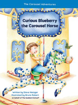 Curious Blueberry the Carousel Horse