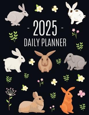 Rabbit Planner 2025: Cute Year Organizer with Bunnies: For an Easy Overview of All Your Appointments! Beautiful Hare Scheduler: January-Dec