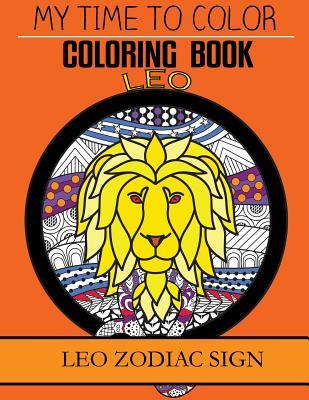 Leo Zodiac Sign - Adult Coloring Book