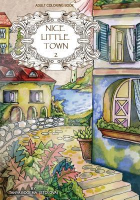 Adult Coloring Book: Nice Little Town