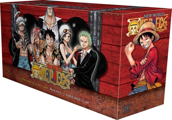 One Piece Box Set 4: Dressrosa to Reverie: Volumes 71-90 with Premium