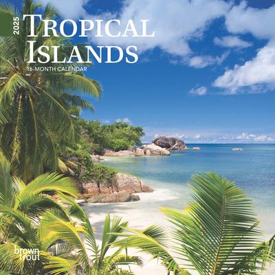 Tropical Islands 2025 7 X 14 Inch Monthly Mini Wall Calendar Browntrout Scenic Travel Photography