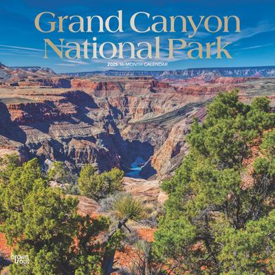 Grand Canyon National Park 2025 12 X 24 Inch Monthly Square Wall Calendar Foil Stamped Cover Plastic-Free Browntrout USA United States of America Scen