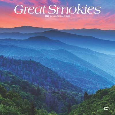 Great Smokies 2025 12 X 24 Inch Monthly Square Wall Calendar Plastic-Free