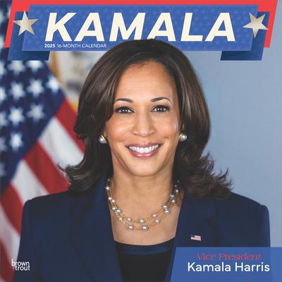 Vice President Kamala Harris 2025 12 X 24 Inch Monthly Square Wall Calendar Browntrout Democratic Party VP Politician Senate