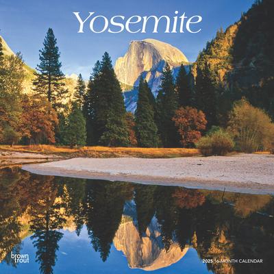 Yosemite 2025 12 X 24 Inch Monthly Square Wall Calendar Plastic-Free Browntrout USA United States of America National Park West Scenic Nature