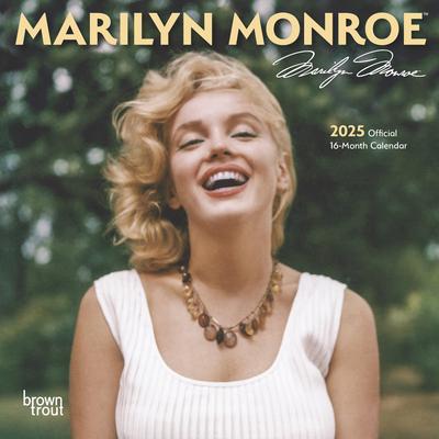 Marilyn Monroe Official 2025 7 X 14 Inch Monthly Mini Wall Calendar Browntrout USA American Actress Celebrity