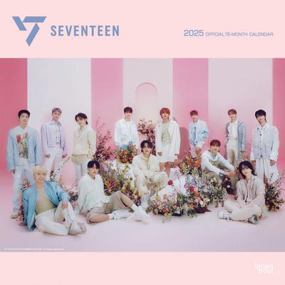 Seventeen Official 2025 12 X 24 Inch Monthly Square Wall Calendar Plastic-Free