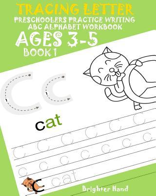 Tracing Letter Preschoolers Practice Writing ABC Alphabet Workbook*Kids Ages 3-5