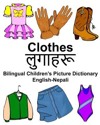 English-Nepali Clothes Bilingual Children's Picture Dictionary