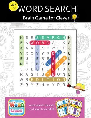 Word Search for Adults: Large Print Word-Finds Puzzle Book, Brain Games for Clever Kids & Adults