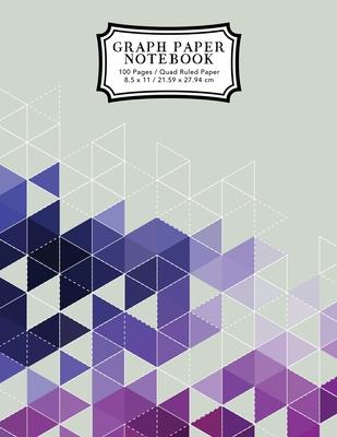 Graph Paper Notebook: Purple Grid Boxes Grid Paper Composition Notebook, Graphing Paper, Quad Ruled