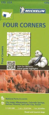 Michelin Four Corners Map