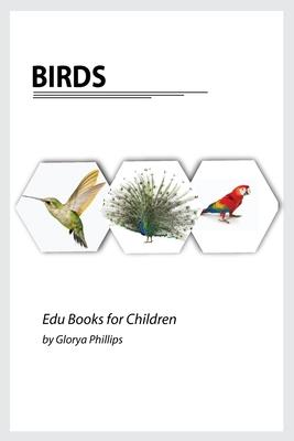 Birds: Montessori real birds book, bits of intelligence for baby and toddler, children's book, learning resources.