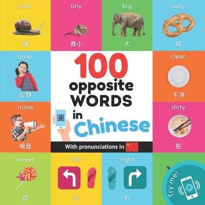 100 opposite words in chinese: Bilingual picture book for kids: english / chinese with pronunciations